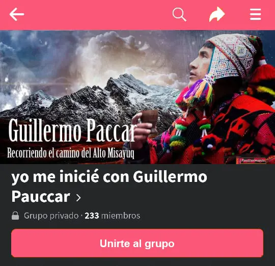 grupo "Yo me inicie con Guillermo Pauccar"